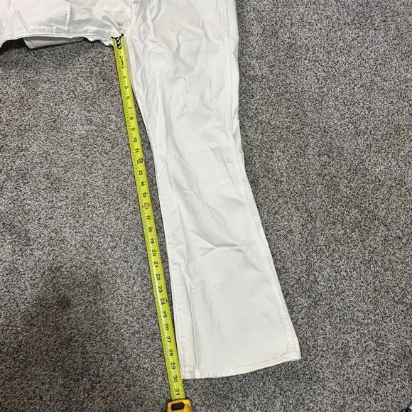 SUNDAY BEST Women's Dustin Low-Flare Jeans Size 10 In Unbleached - Picture 6 of 10